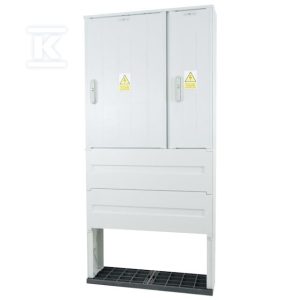 Obudowa termoutwardzalna lakierowana STN 80X84/2L+FTN – montaż aparatów, daszek płaski, cięgna metalowe IOBK-34351-01-011