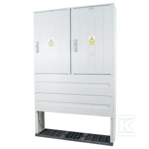 Obudowa termoutwardzalna lakierowana STN 106X84/2+FTN – montaż aparatów, daszek płaski, cięgna metalowe IOBK-35321-01-011