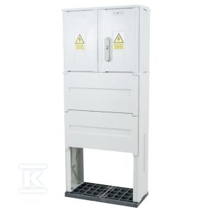 Obudowa termoutwardzalna lakierowana STN 53X42/32+FTN- 320 mm, daszek płaski, cięgna metalowe ION-32111-01-011