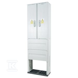 Obudowa termoutwardzalna lakierowana STN 53X84/2/32+FTN- 320 mm, daszek płaski, cięgna metalowe ION-32321-01-011