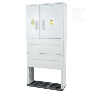 Obudowa termoutwardzalna lakierowana STN 66X58/2P/32+FTN- 320 mm, daszek płaski, cięgna metalowe ION-33261-01-011
