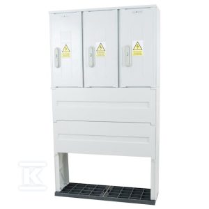 Obudowa termoutwardzalna lakierowana STN 80X58/3/32+FTN- 320 mm, daszek płaski, cięgna metalowe ION-34231-01-011