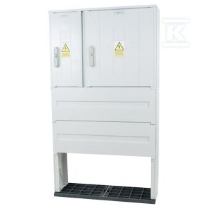 Obudowa termoutwardzalna lakierowana STN 80X58/2P/32+FTN- 320 mm, daszek płaski, cięgna metalowe ION-34261-01-011