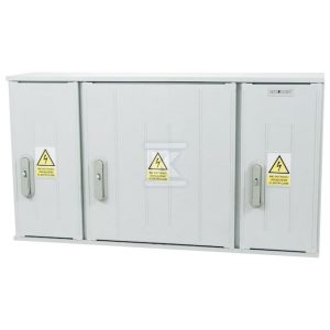 Obudowa termoutwardzalna lakierowana STN 106X58/3S/32- 320 mm, daszek płaski, cięgna metalowe ION-35230-01-011