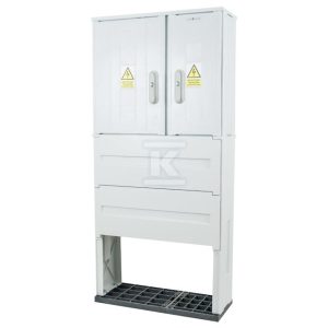Obudowa termoutwardzalna lakierowana SSTN 66X58/2L/32+FTN – 320 mm, daszek skośny, cięgna PCV ION-43251-01-007
