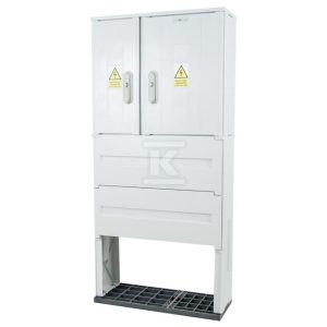 Obudowa termoutwardzalna lakierowana SSTN 66X58/2P/32+FTN – 320 mm, daszek skośny, cięgna PCV ION-43261-01-007