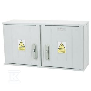 Obudowa termoutwardzalna lakierowana SSTN 80X42/2/32 – 320 mm, daszek skośny, cięgna PCV ION-44120-01-007