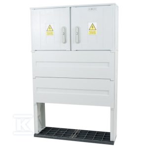 Obudowa termoutwardzalna lakierowana SSTN 80X42/2/32+FTN – 320 mm, daszek skośny, cięgna PCV ION-44121-01-007