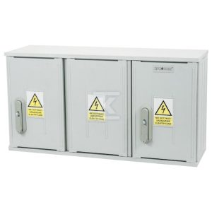 Obudowa termoutwardzalna lakierowana SSTN 80X42/2P/32 – 320 mm, daszek skośny, cięgna PCV ION-44160-01-007