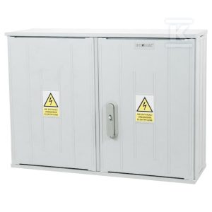 Obudowa termoutwardzalna lakierowana SSTN 80X58/32 – 320 mm, daszek skośny, cięgna PCV ION-44210-01-007