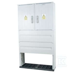 Obudowa termoutwardzalna lakierowana SSTN 80X58/2/32+FTN – 320 mm, daszek skośny, cięgna PCV ION-44221-01-007