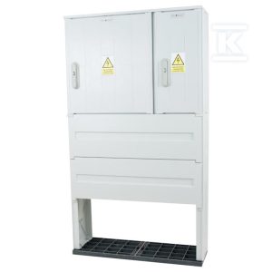 Obudowa termoutwardzalna lakierowana SSTN 80X58/2L/32+FTN – 320 mm, daszek skośny, cięgna PCV ION-44251-01-007