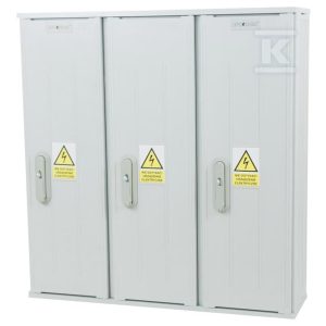 Obudowa termoutwardzalna lakierowana SSTN 80X84/3/32 – 320 mm, daszek skośny, cięgna PCV ION-44330-01-007