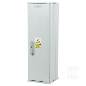 Obudowa termoutwardzalna lakierowana STN 26X84/32 – 320 mm, montaż aparatów, daszek płaski, cięgna metalowe IONK-30310-01-011