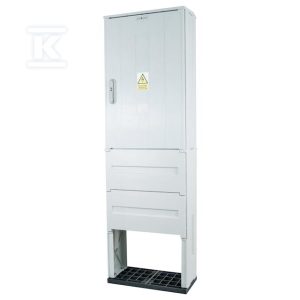 Obudowa termoutwardzalna lakierowana STN 53X84/32+FTN – 320 mm, montaż aparatów, daszek płaski, cięgna metalowe IONK-32311-01-011