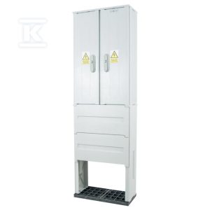 Obudowa termoutwardzalna lakierowana STN 53X84/2/32+FTN – 320 mm, montaż aparatów, daszek płaski, cięgna metalowe IONK-32321-01-011