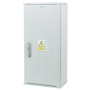 Obudowa termoutwardzalna lakierowana SSTN 40X84/32 – 320 mm, montaż aparatów, daszek skośny, cięgna metalowe IONK-41310-01-011