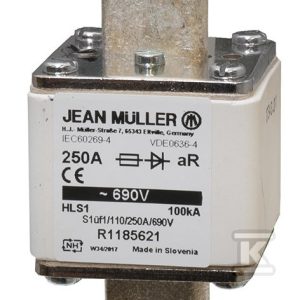 Wkładka topikowa DIN110 NH1 250A 690V AR R1185621