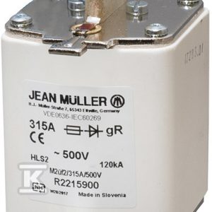Wkładka topikowa NH2 315A 500V gR R2215900