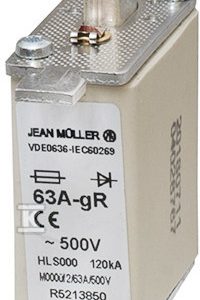 Wkładka topikowa NH000 63A 500V gR R5213850