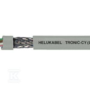 Przewód PVC do przesyłu danych, ekranowany TRONIC-CY (LiY-CY) 10×1,5 mm2 szary, żyły kolorowe DIN 47100 16507
