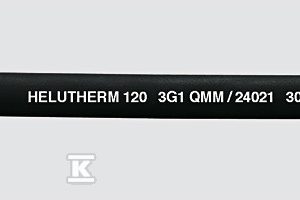 Przewód PVC odporny na wysokie temperatury HELUTHERM® 120 12G0,5 mm2 czarny, identyfikacja żył wg DIN VDE 0293-308 24007