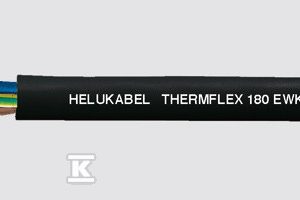 Przewód silikonowy 500V THERMFLEX180 EWKF-C 3G1,5 bezhalogenowy, metr, ekranowany 79813