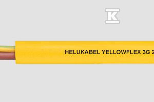Przewód gumowy 750V lub 600/1000 V yellowflex 12G1,5 giętki w niskich temp. żółty 37268