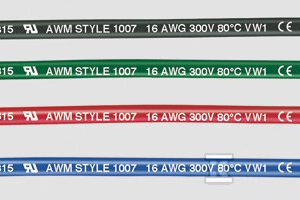 Przewód jednożyłowy PVC wg UL/CSA UL-CSA 1007 300 V 1xAWG14 czarny 63601