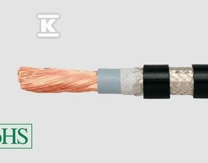 Przewód elastyczny 1kV TOPFLEX 301 1×10 ŻÓŁTO-ZIE podwójnie izol, jednoż, PUR 75387