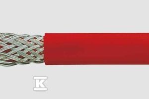 Kabel instalacyjny bezhalogenowy 225 V E67 JE-H(ST)HRH 16x2X0,8 płomienioodporny, ekranowany czerwony 34079