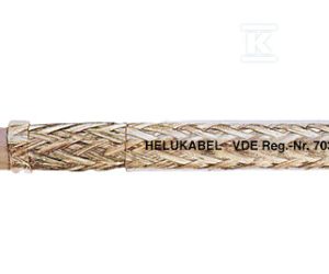 Przewód sterowniczo-zasilający PVC, ekranowany Y-CY-JZ 5G0,75 mm2 szary, żyły czarne numerowane wg DIN VDE 0293-334 16226