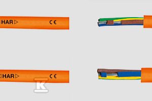 Przewód sterowniczo-zasilający PUR H07BQ-F 4G10 mm2 pomarańczowy, identyfikacja żył wg DIN VDE 0293-308 220978