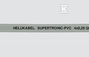 Przewód PVC do prowadników kablowych SUPERTRONIC®-PVC 25×0,34 mm2 szary, żyły kolorowe wg DIN 47100 49582