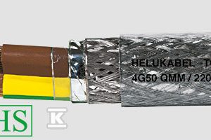 Przewód PVC do falowników TOPFLEX®-EMV-2YSLCY-J 4G50 mm2 przezroczysty, żyły kolorowe wg DIN VDE 0293-308 22092