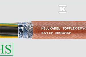 Przewód PVC do falowników TOPFLEX®-EMV-3-PLUS-2YSLCY-J 3×1,5+3G0,25 mm2 przezroczysty, żyły kolorowe wg DIN VDE 0293-308 22368