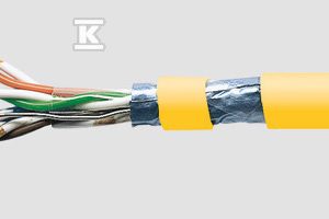 Przewód lan, FTP helukat 155 4x2XAWG24 żyły izolowaney pe, opona PVC 80043