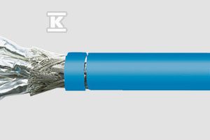 Przewód lan, S-STP helukat 1200 4x2XAWG22/1 żyły izolowaney pe, opona FRNC 81699