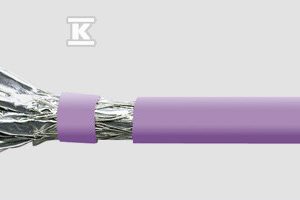 Przewód lan, S-FTP helukat 600 4x2XAWG23/1 żyły izolowaney pe, opona FRNC 80810