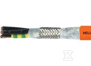Przewód servo PUR do prowadników kablowych wg UL/CSA TOPSERV® 113 PUR (4G4+(2×1,5)) mm2 pomarańczowy 78950