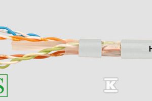 Przewód lan, UTP helukat 300 4x2XAWG24/1 żyły izolowaney pe, opona PVC 802172