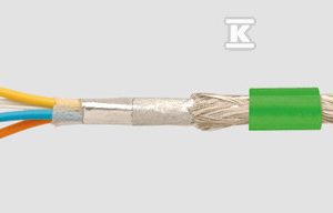 Przewód profinet C 2x2X0,75 mm apl. ODP na skręcanie, zielony 802186