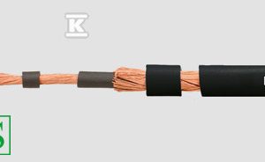 Przewód głośnikowy przewód audio 2×2,5 czarny 400061