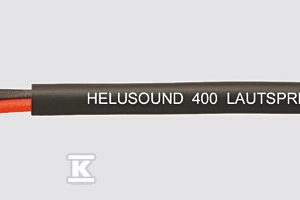 Przewód głosnikowy HELUSOUND 400 2×1,5 czarny 400089