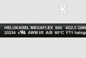 Kabel elastyczny 1kV MEGAFLEX 3G2,5 bezhalogenowy, metr, płomienioodporny, 13288