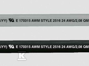 Przewód UL style 2516, 600 V UL(LIYY) 12XAWG14 czarny, izolowany PVC 83238