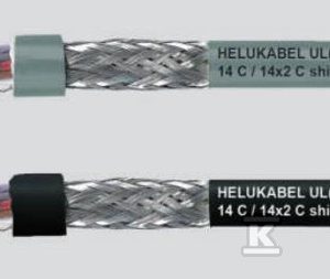 Przewód UL style 2464, 300V UL(LIYCY-TP) 22x2XAWG26 czarny, izolowany PVC, ekranowany 65329