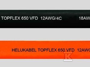 Przewód SErwo, UL/CSA T.FLEX 650VFD 4XAWG14+2XAWG18 czarny PVC, podw. ekranowany 63157