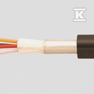 Przewód E-BUS/KNX 2x2X0,8 PE czarny RAL 9005 802800