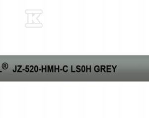 Przewód bezhalogenowy sterowniczo-zasilający, ekranowany HELUCONTROL® JZ-520-HMH-C LS0H GREY 18G0,5 mm2 szary, żyły czarne numerowane wg DIN VDE 0293-334 wg DIN VDE 0293-334 11008766